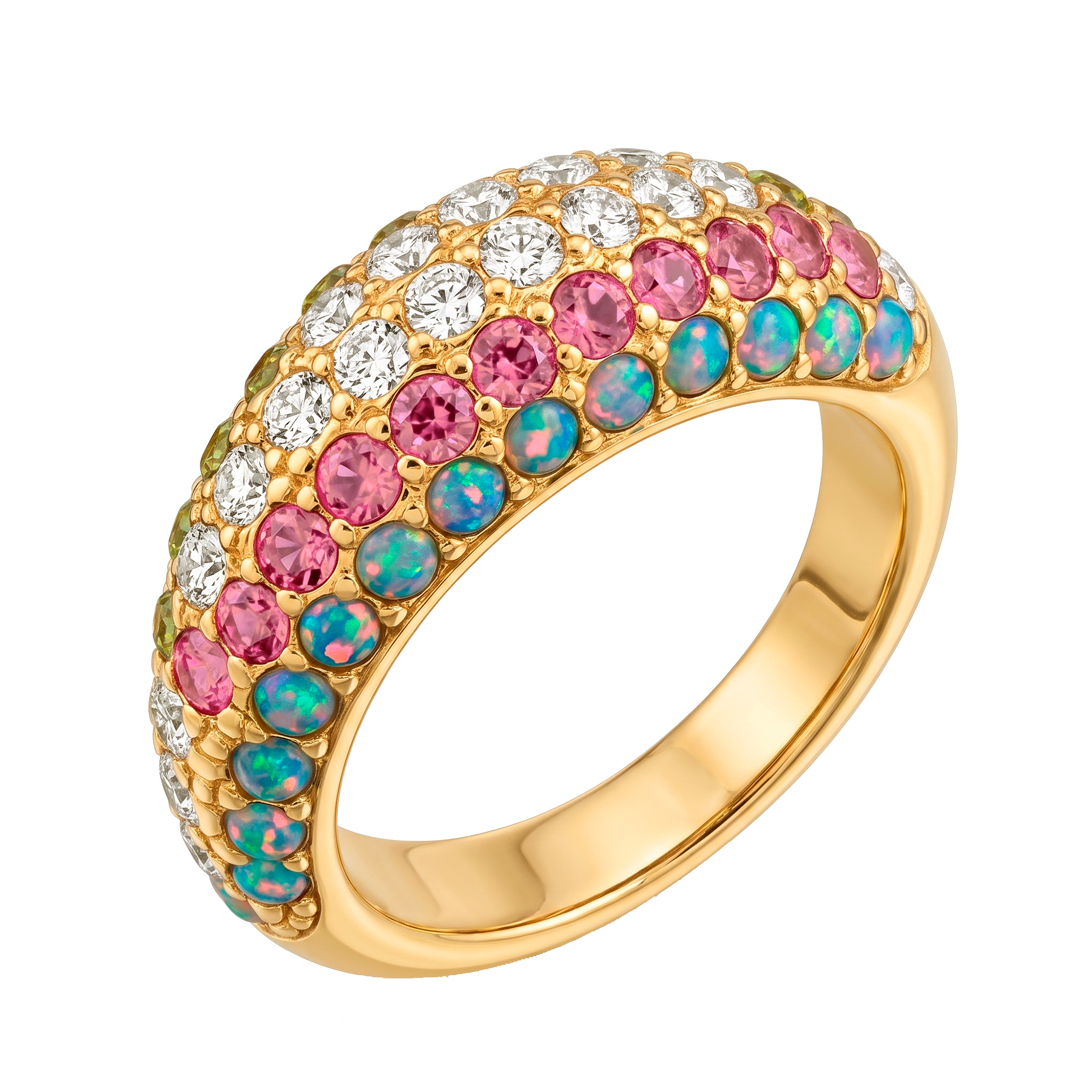 Anillo Nébula Oro