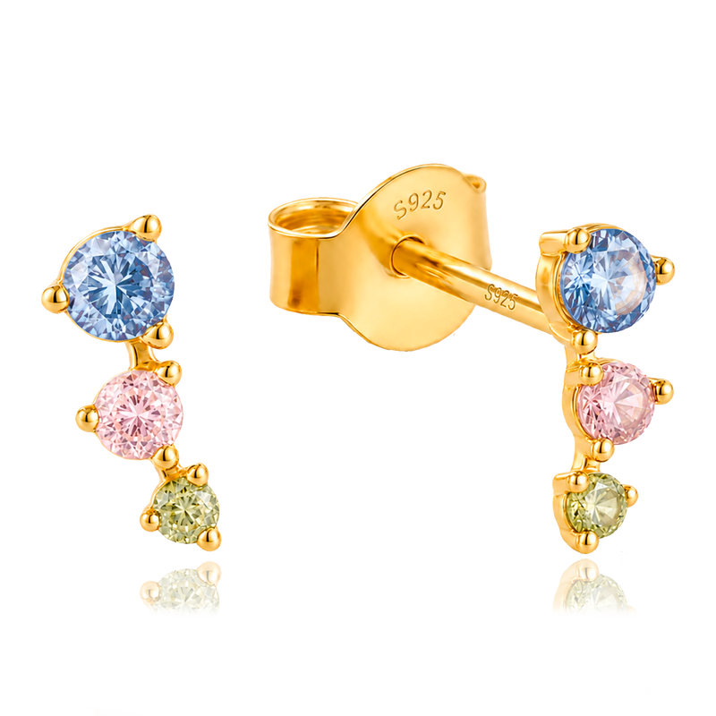 Pendientes Prisma Oro