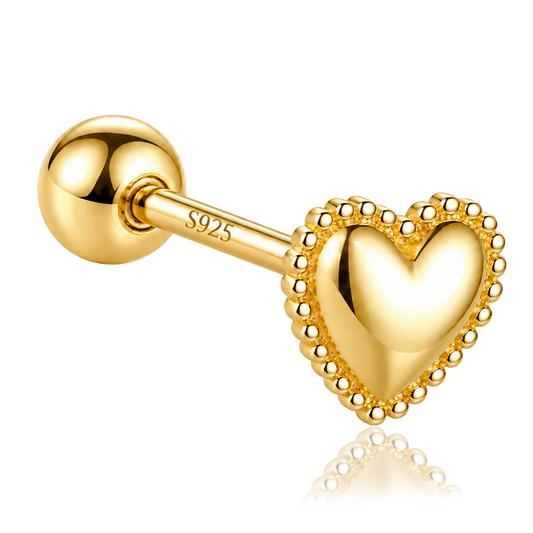 Pendiente Corazón Oro