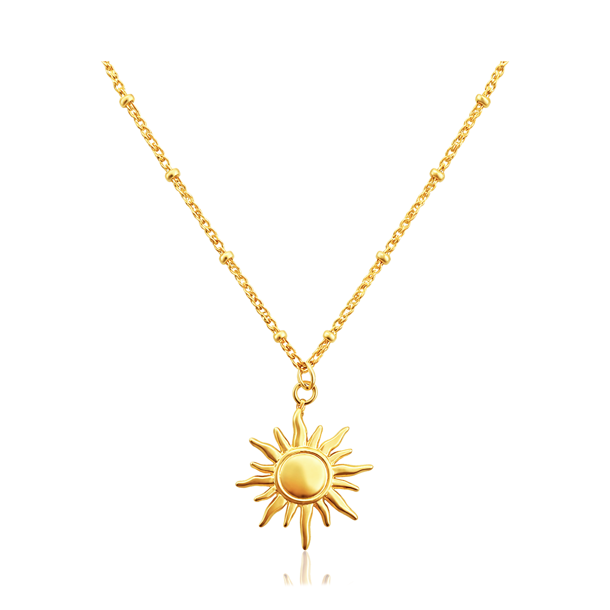 Collana Mini Sun Palline Oro
