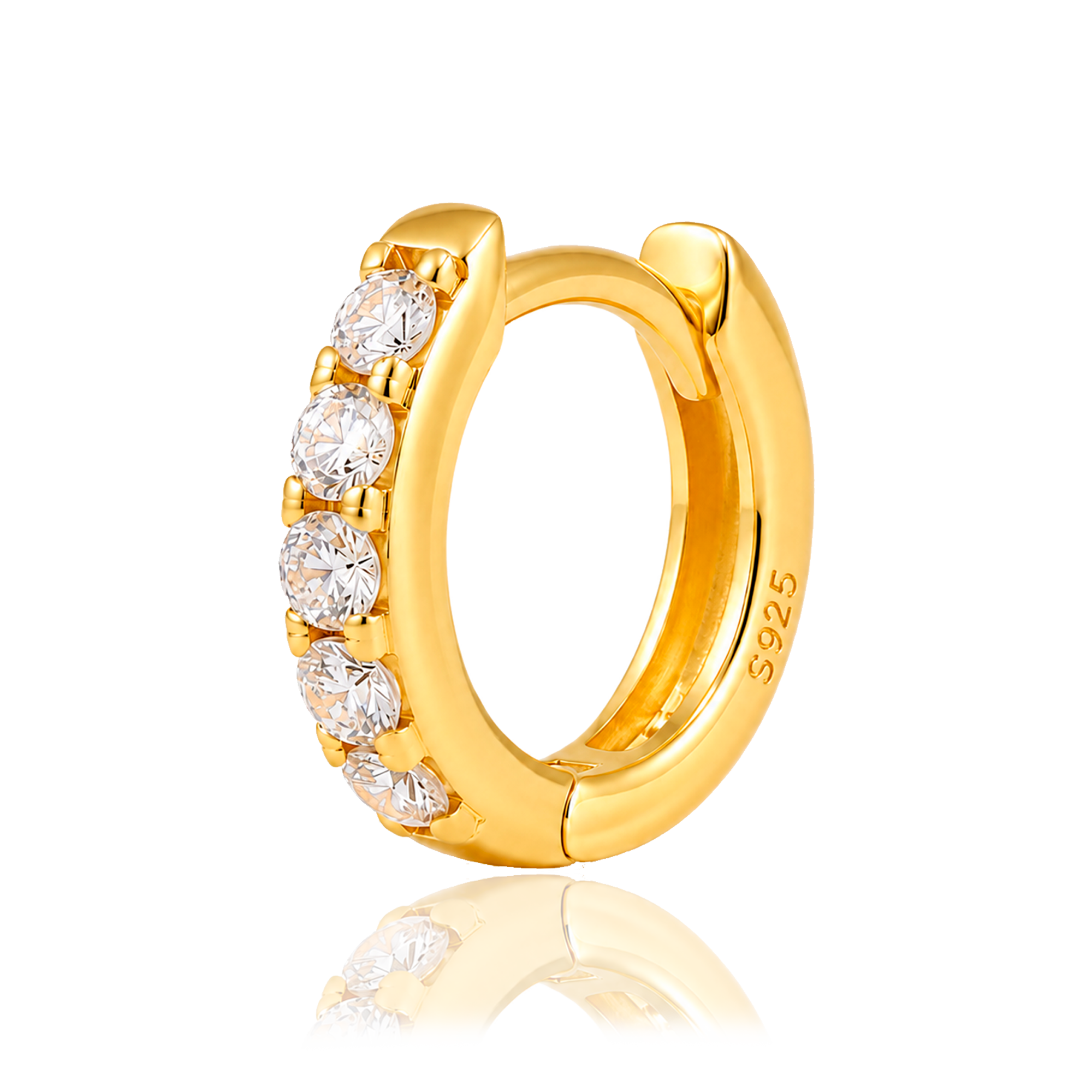 Aro Mini Blanco Oro - 6mm