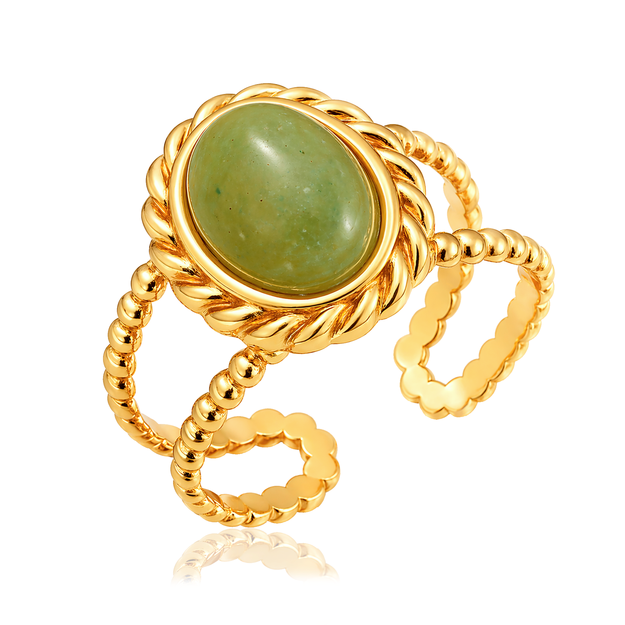 Anillo Peridoto Vintage Oro
