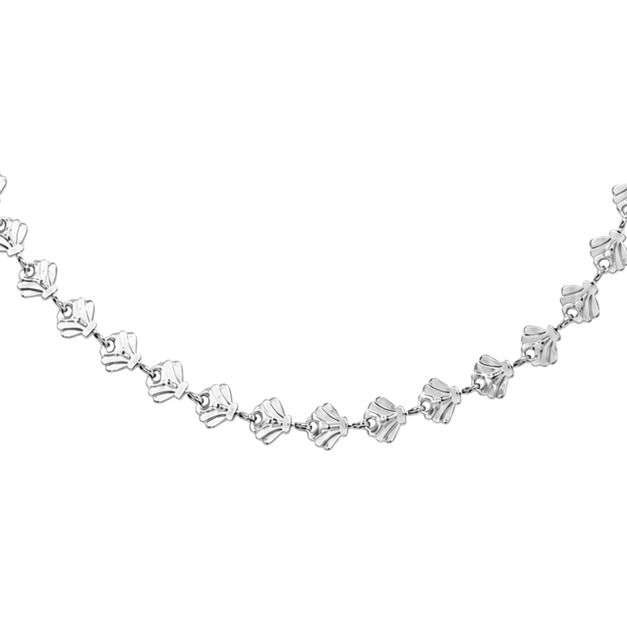 Choker Mini Shells Plata
