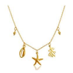 Gold Sun Necklace