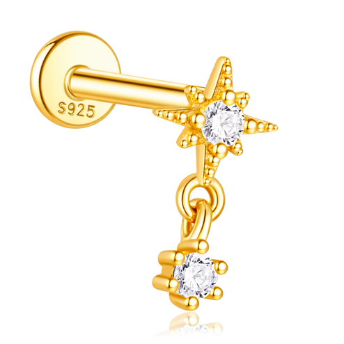 Pendiente Stella Drop Oro