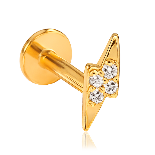 Gold Spark Earring