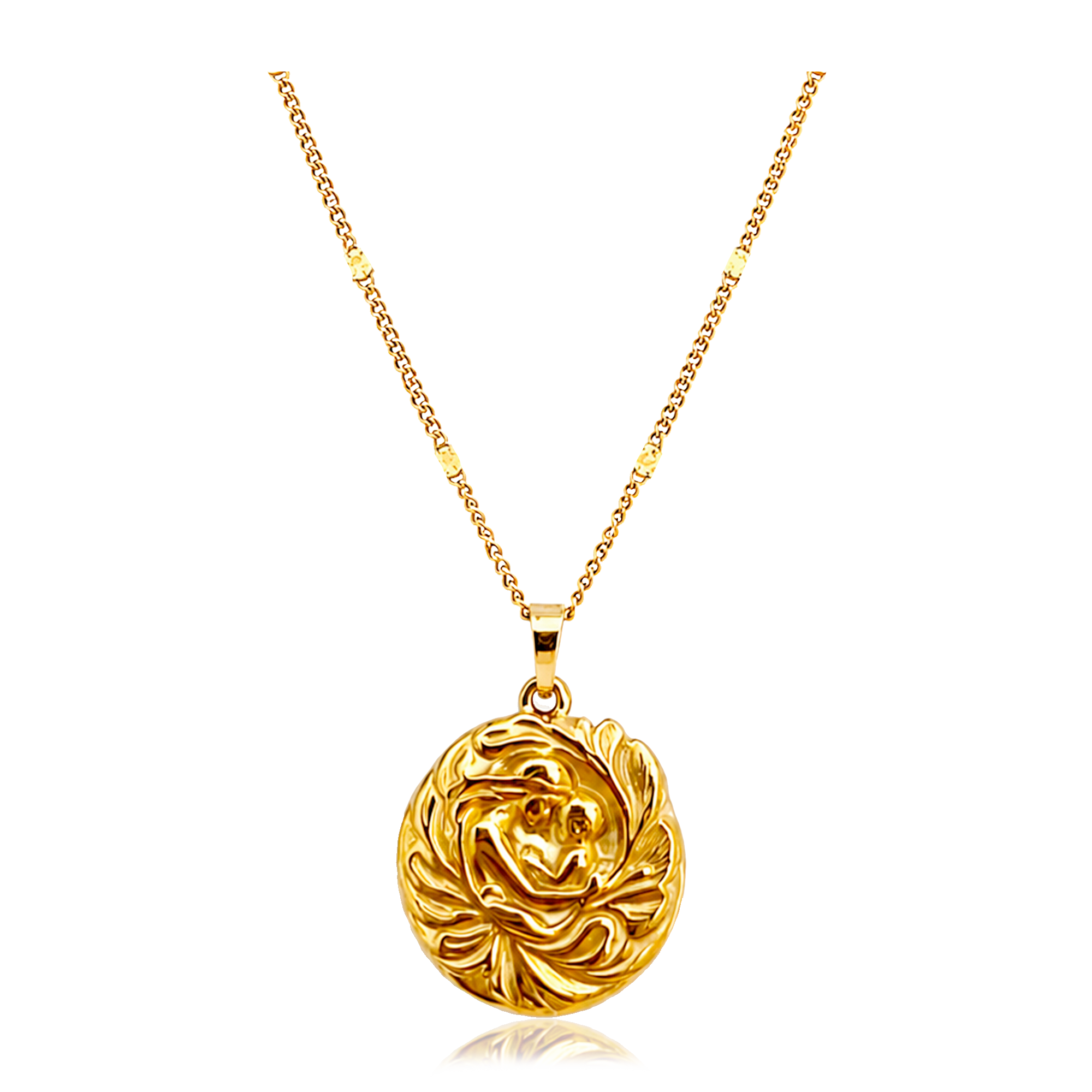 Collana 3D Mini Cuore Oro