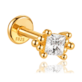Pendiente Glow Square Oro