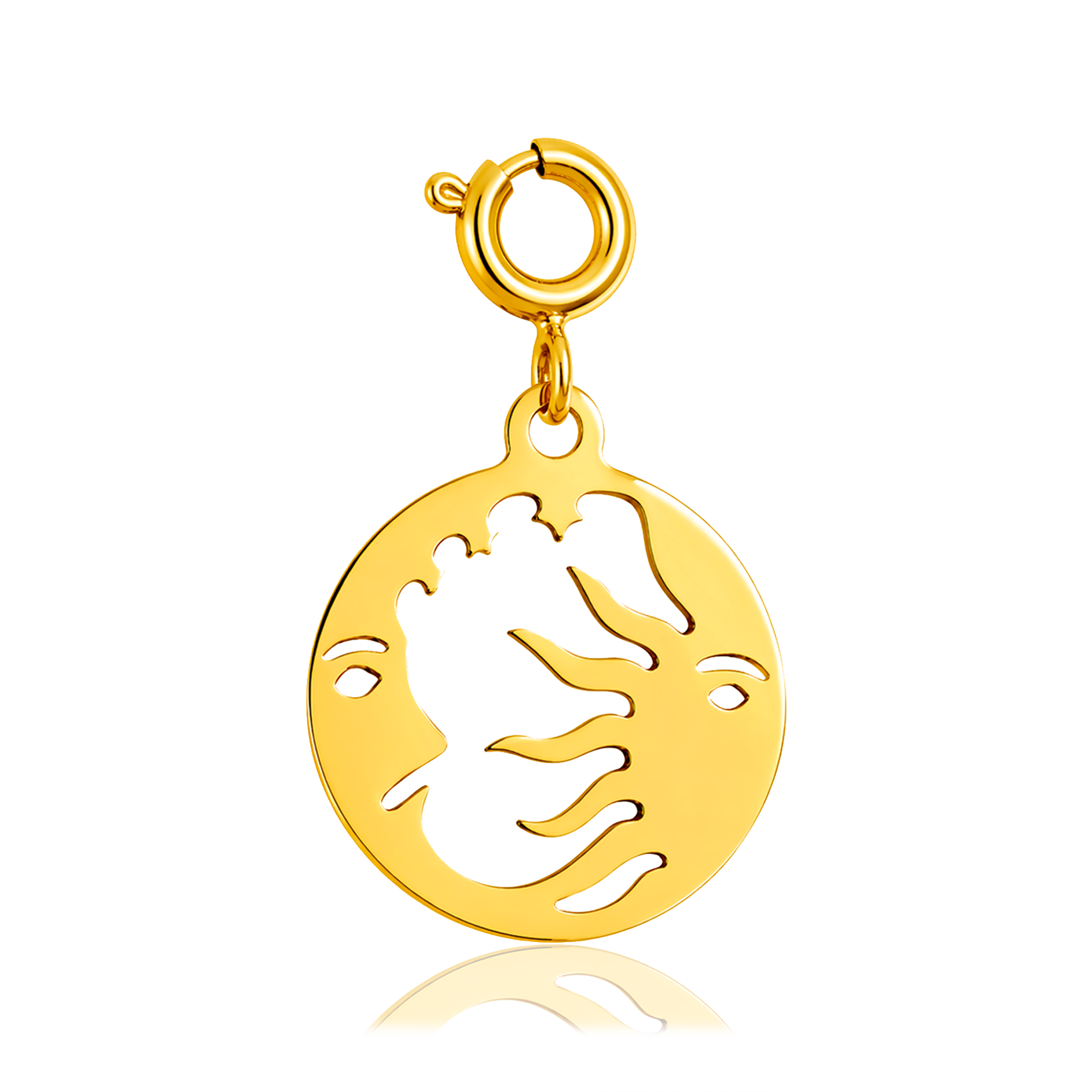 Charm Sol y Luna Oro