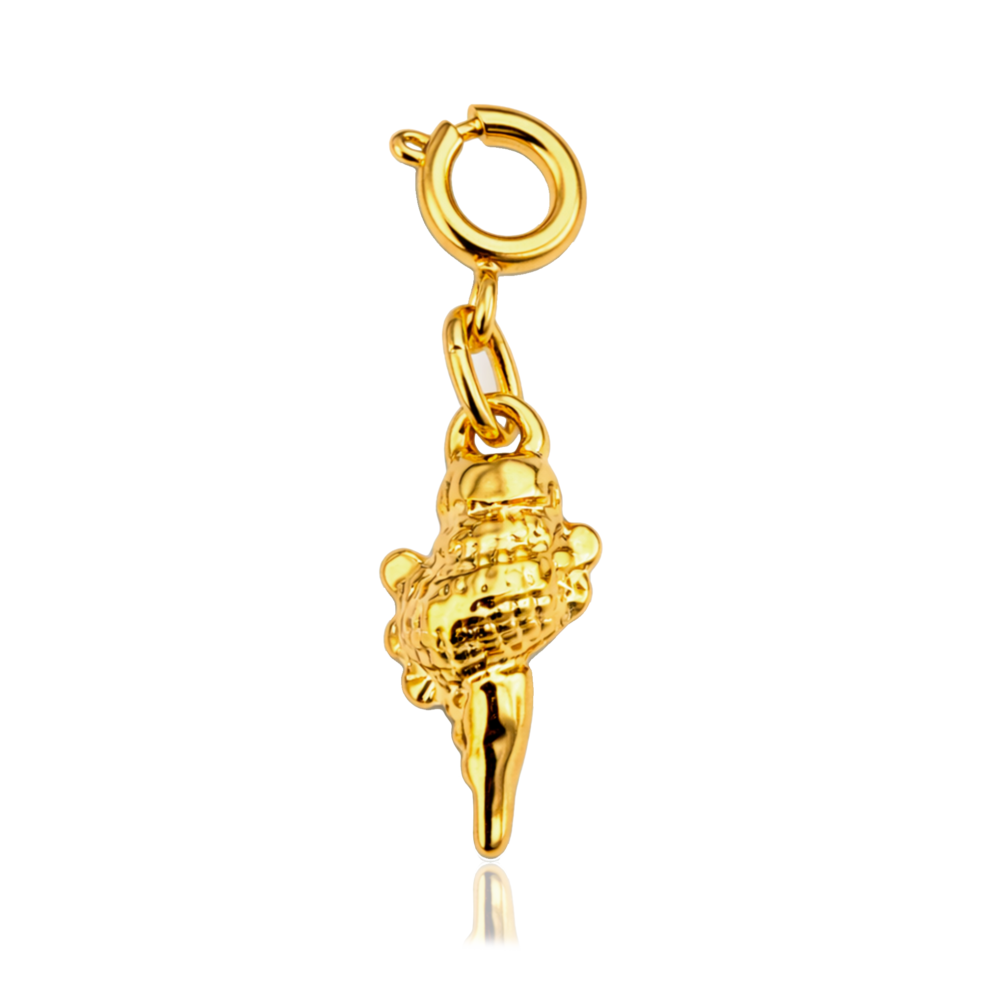 Charm Mini Caracola Marina Oro