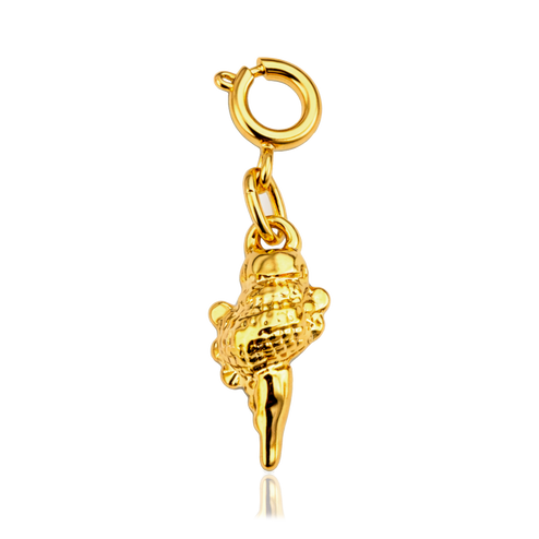 Charm Mini Caracola Marina Oro