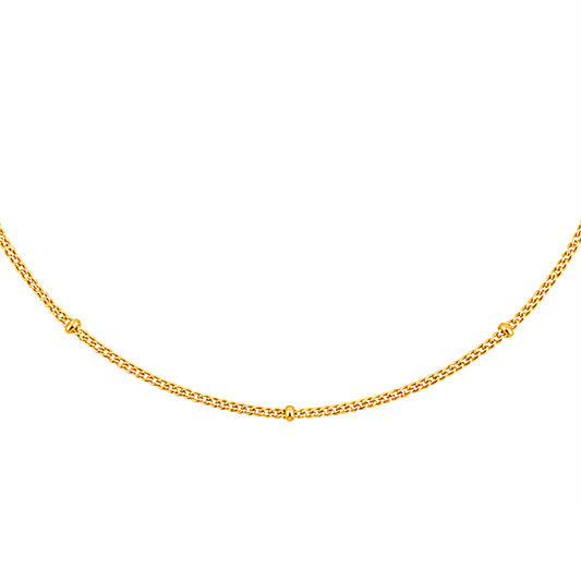 Collar Mini Bolitas Oro