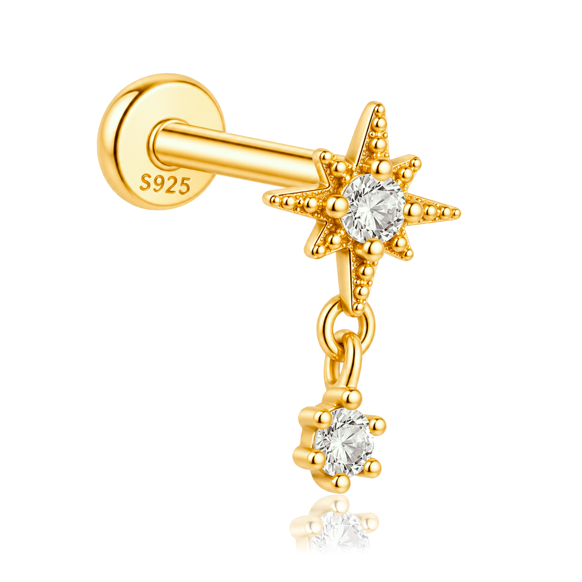 Pendiente Stella Drop Oro