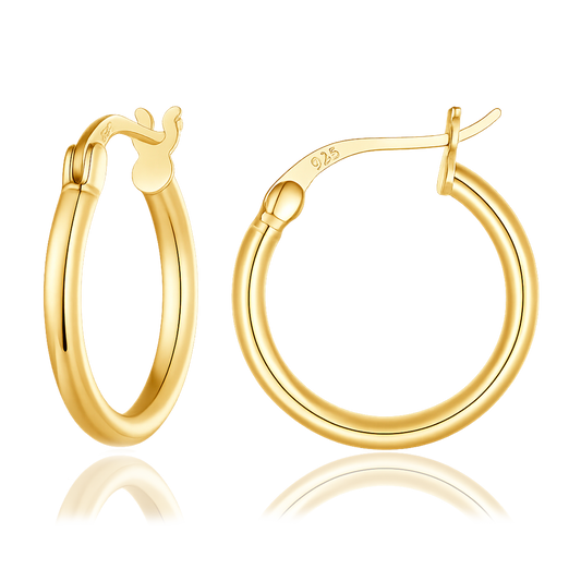 Aros Lua Oro - 22mm