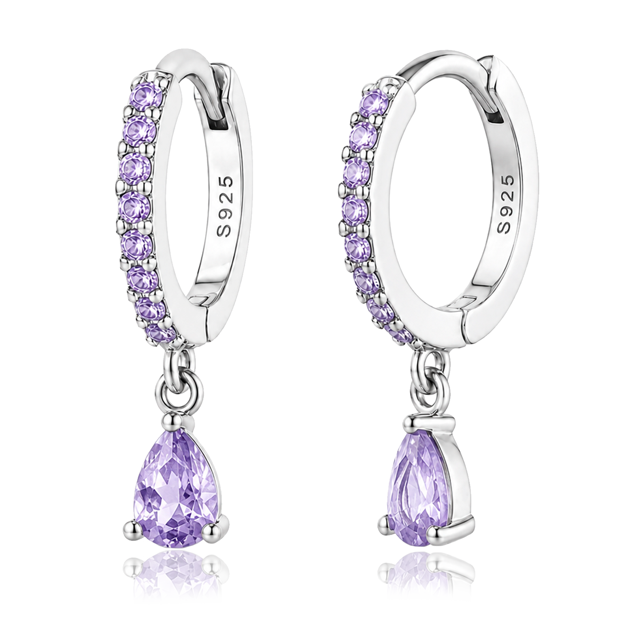 Aros Ayla Lila Plata
