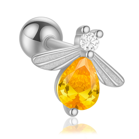Pendiente Luciérnaga Plata