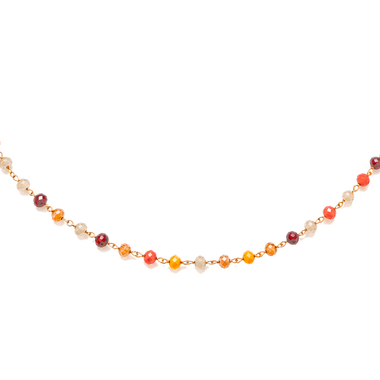 Choker Beads Sunset Oro