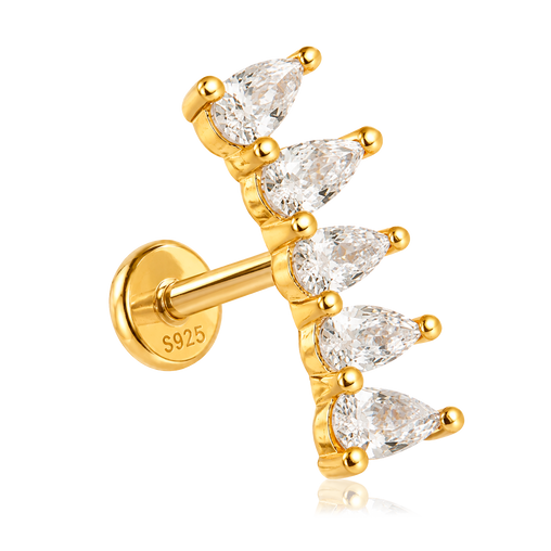 Pendiente Gaia Oro
