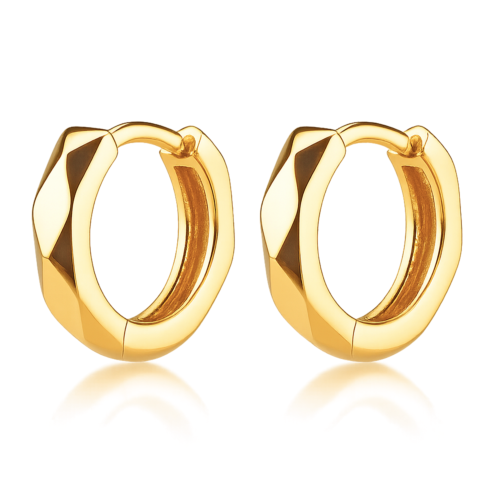 Geometric Gold Earrings 