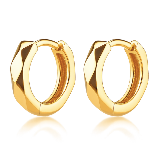 Geometric Gold Earrings 