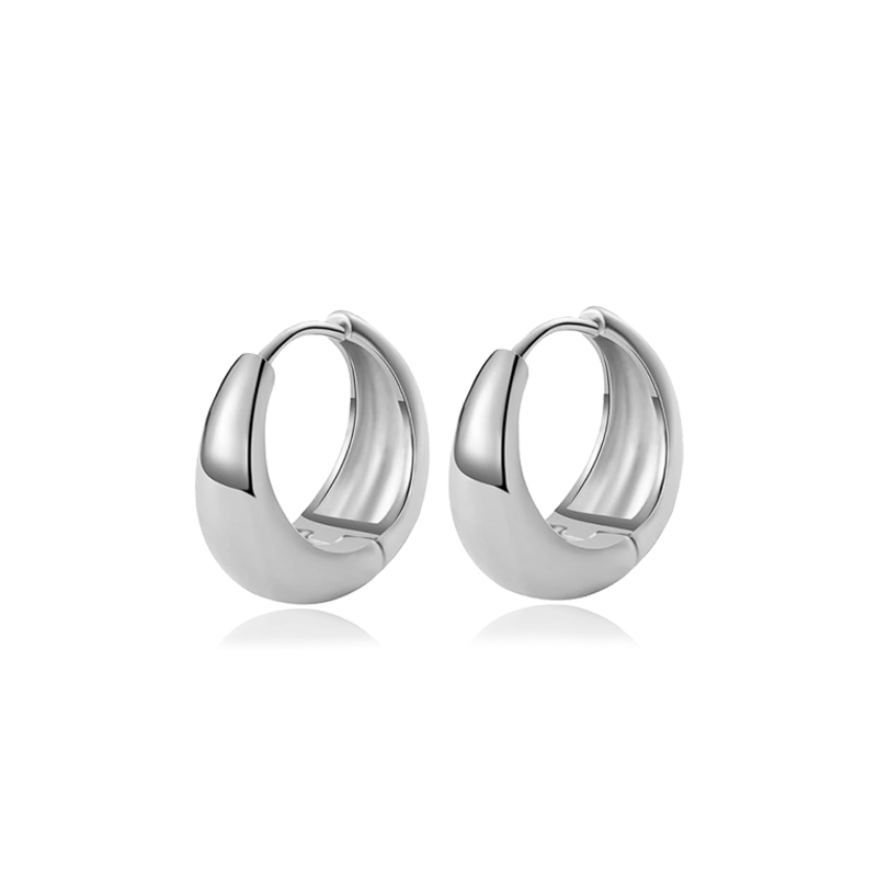 Aros Sahara Plata - 10mm o 6mm