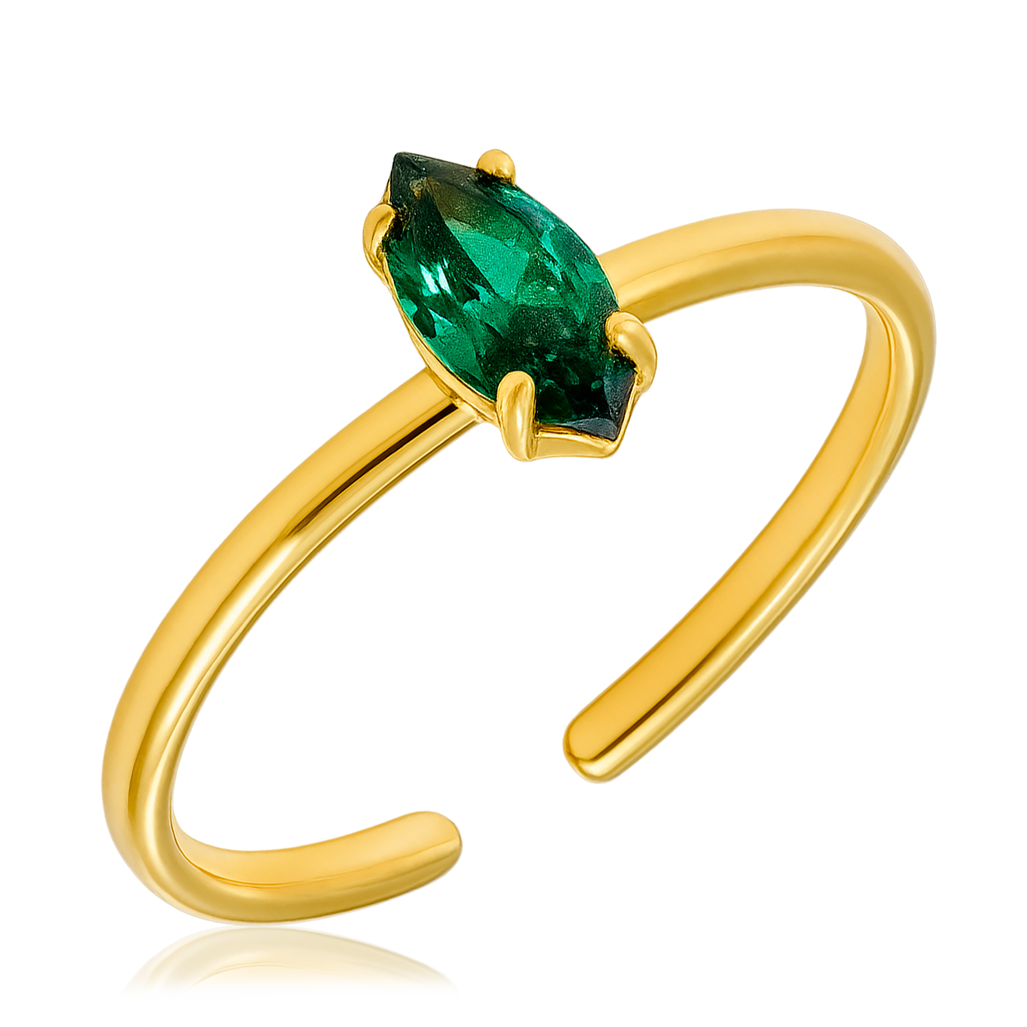 Deyn Green Gold Ring 