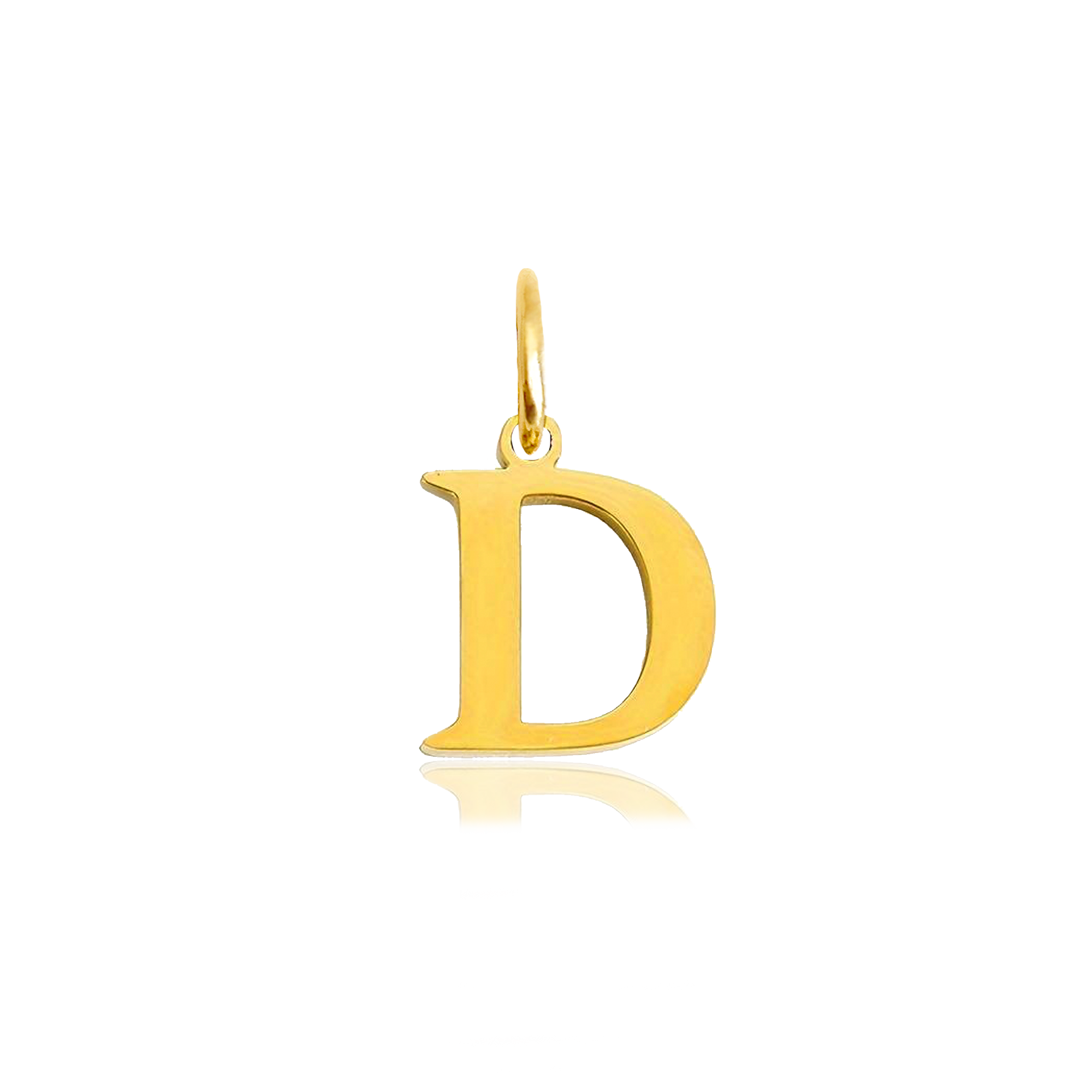 Charm Inicial Elegante Oro