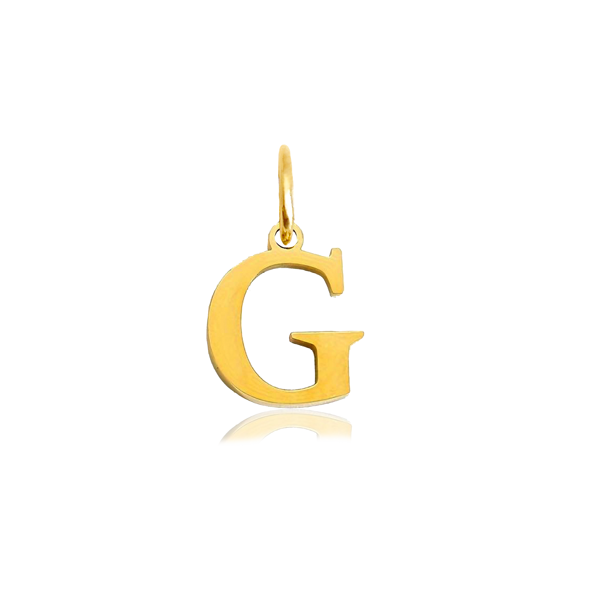 Charm Inicial Elegante Oro
