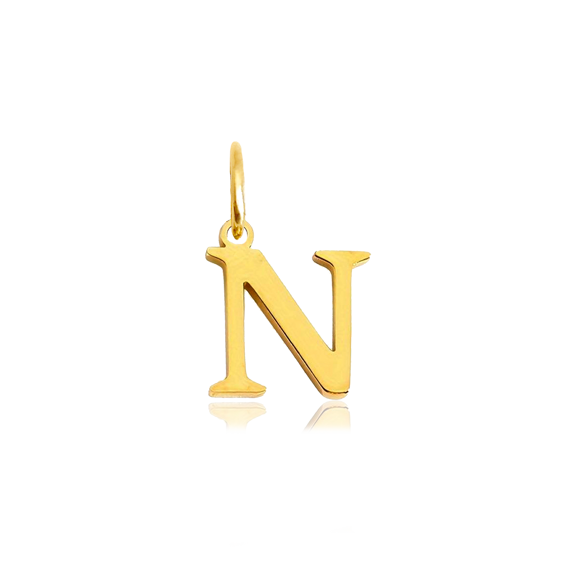 Charm Inicial Elegante Oro