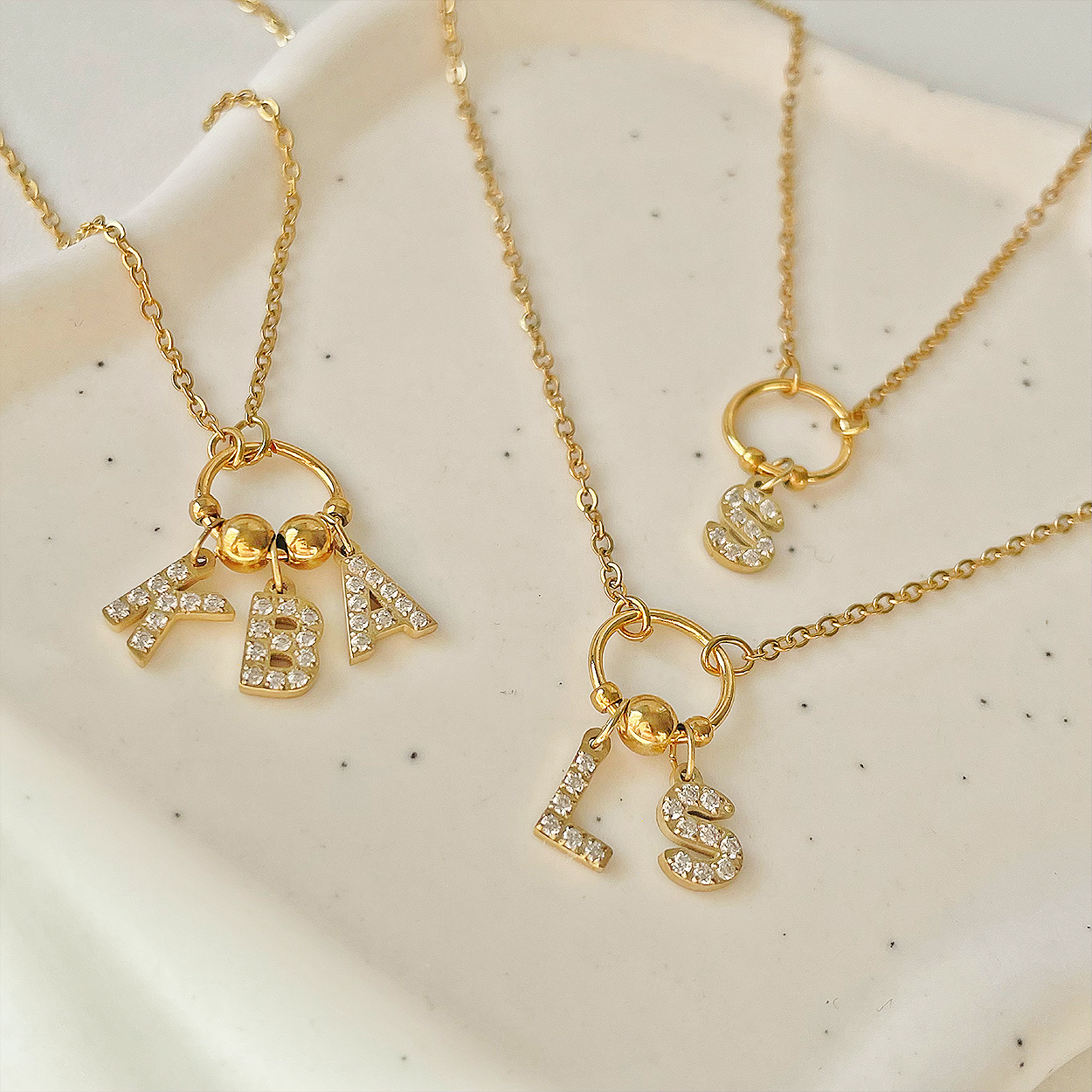 Collar Círculo Personalizado Oro