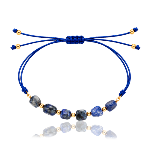 Pulsera Gea Lapislázuli Oro