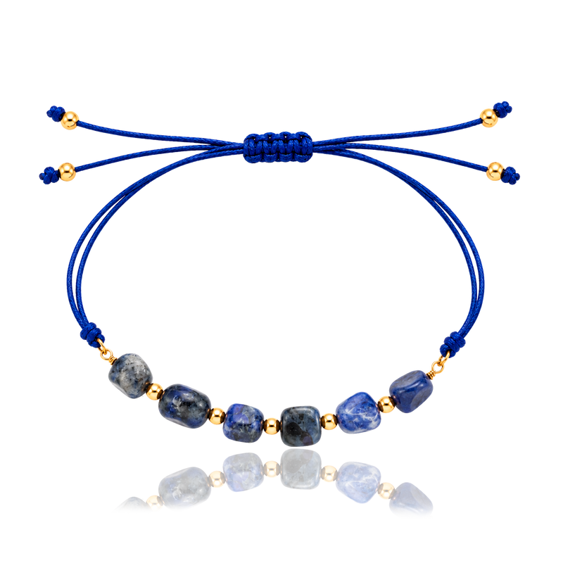 Bracciale 7 Nodi Lilla Iniziale Luminosa