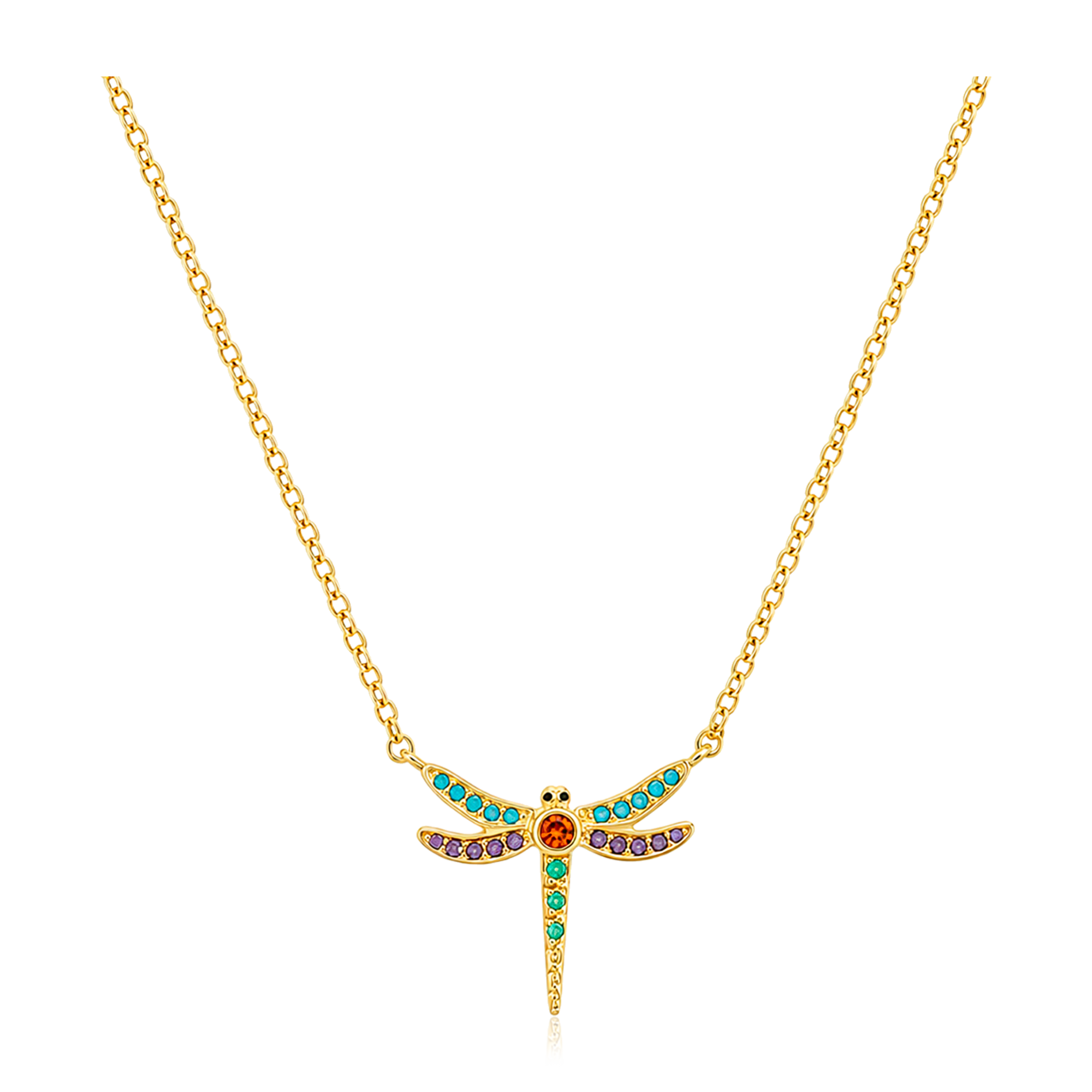 Collana Luna e Stella Oro