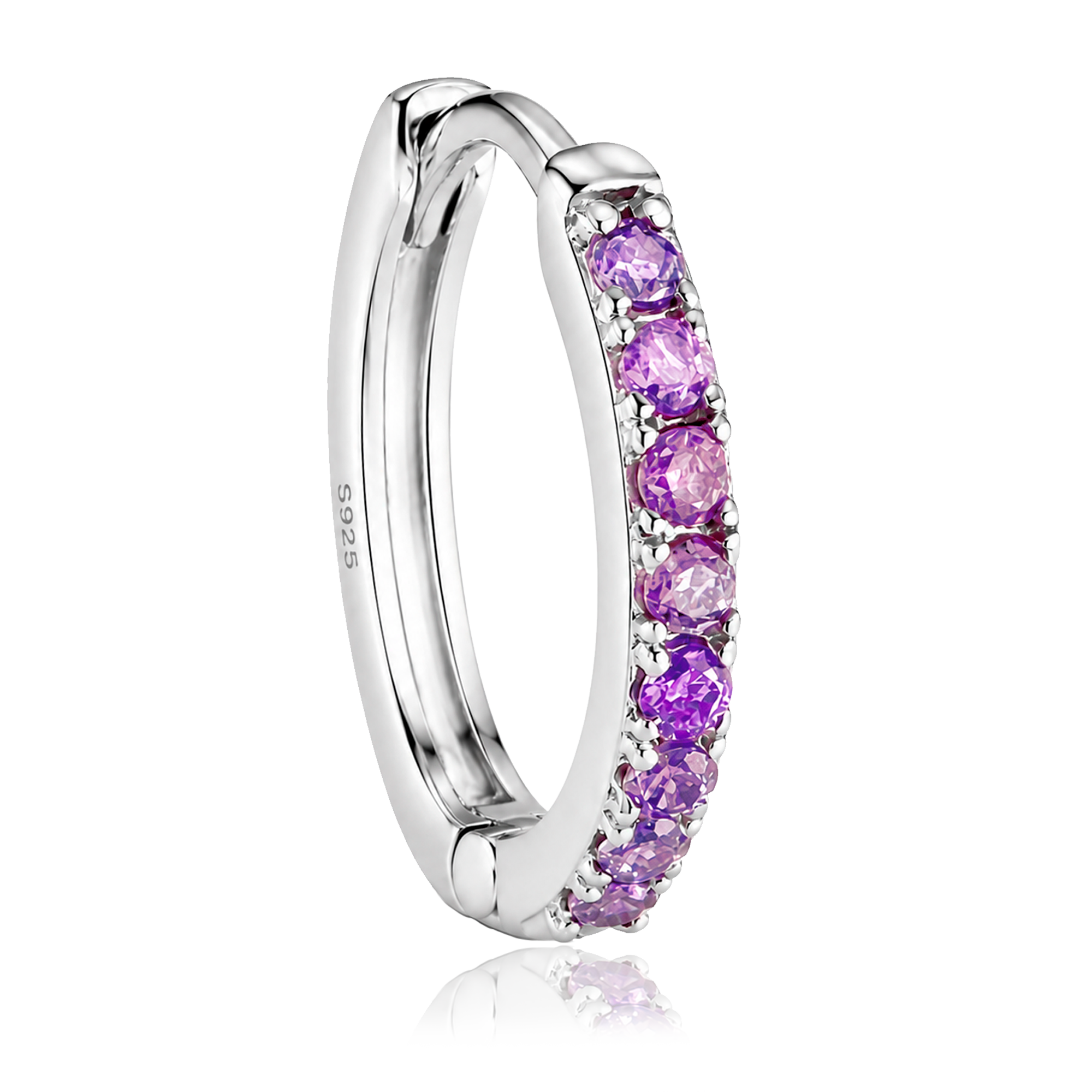 Aro Lila Plata - 9mm