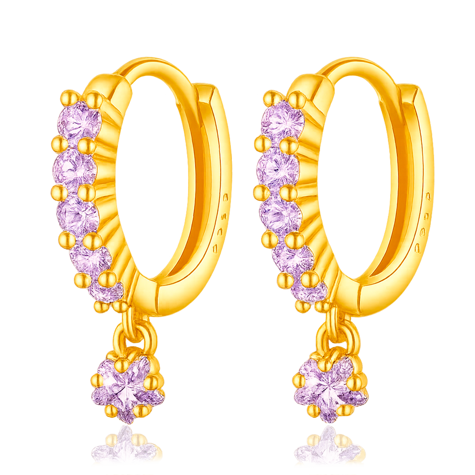 Aros Destiny Lila Oro