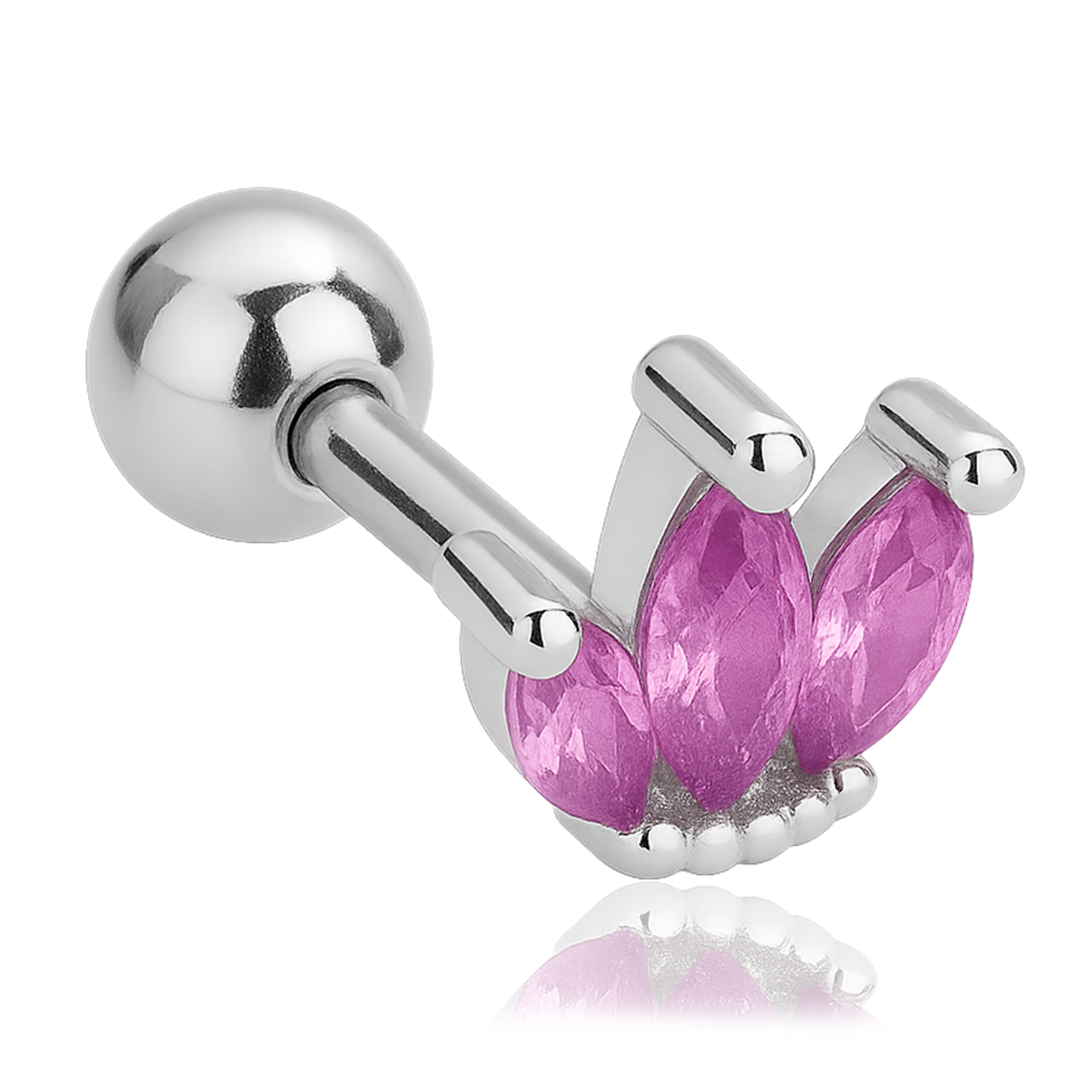 Lilac Tulip Earring