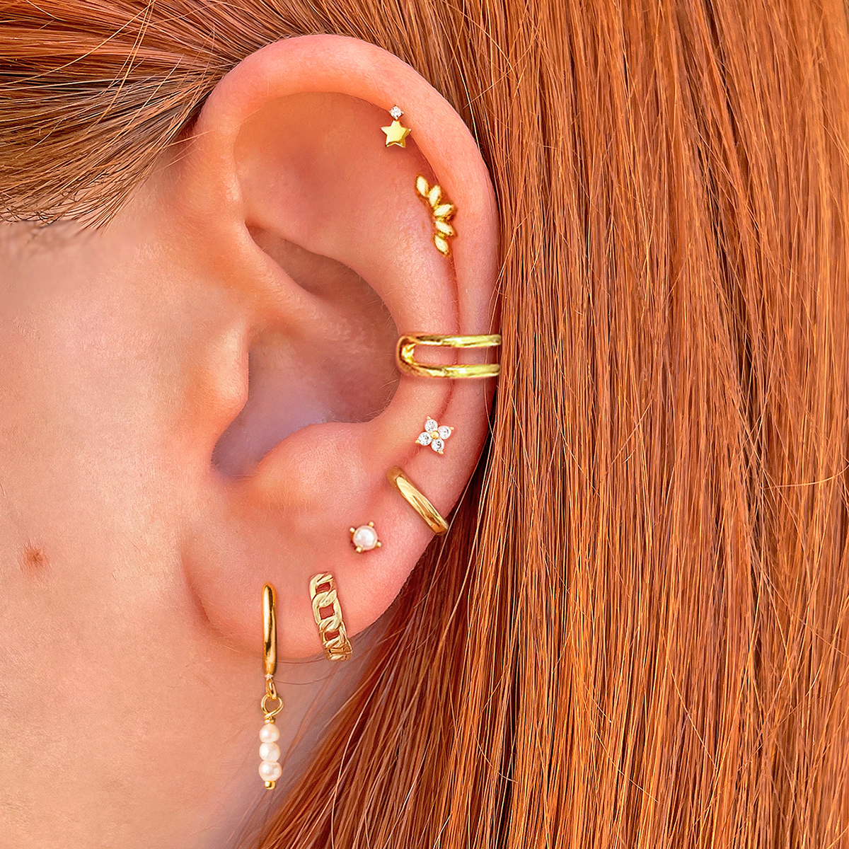 Ciro Gold Earring