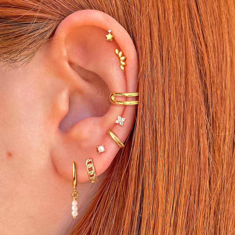 Ciro Gold Earring