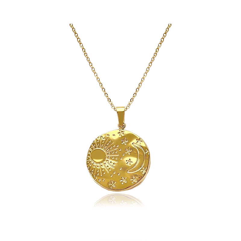 Gold Sun Necklace