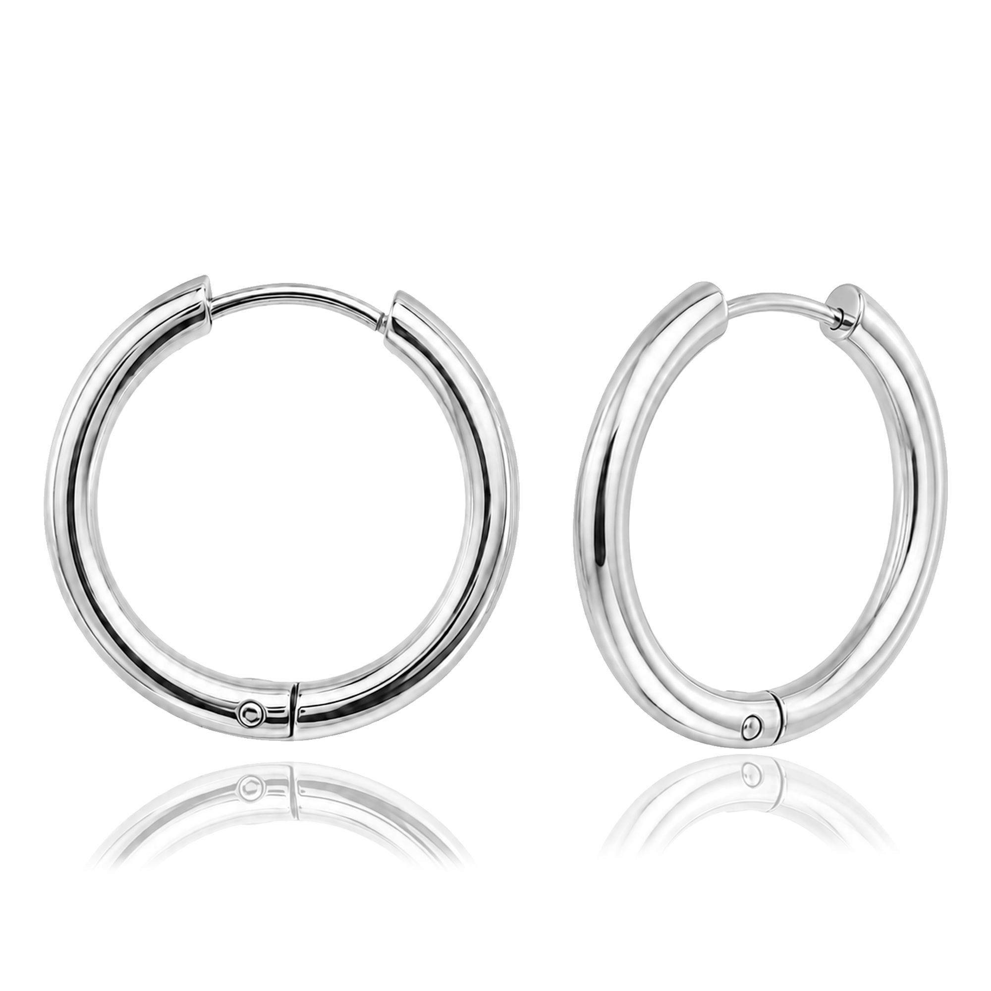 Orecchini Medi Basic Argento