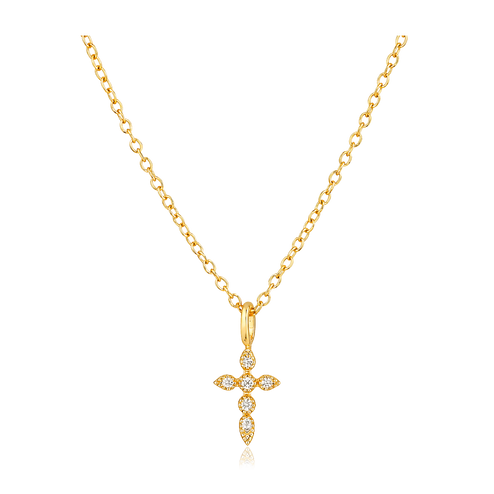 Collar Mini Elegant Cruz Oro