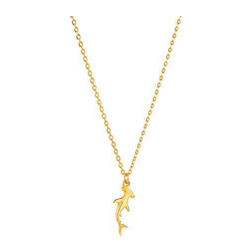 Collar Mini Tiburón Martillo Oro