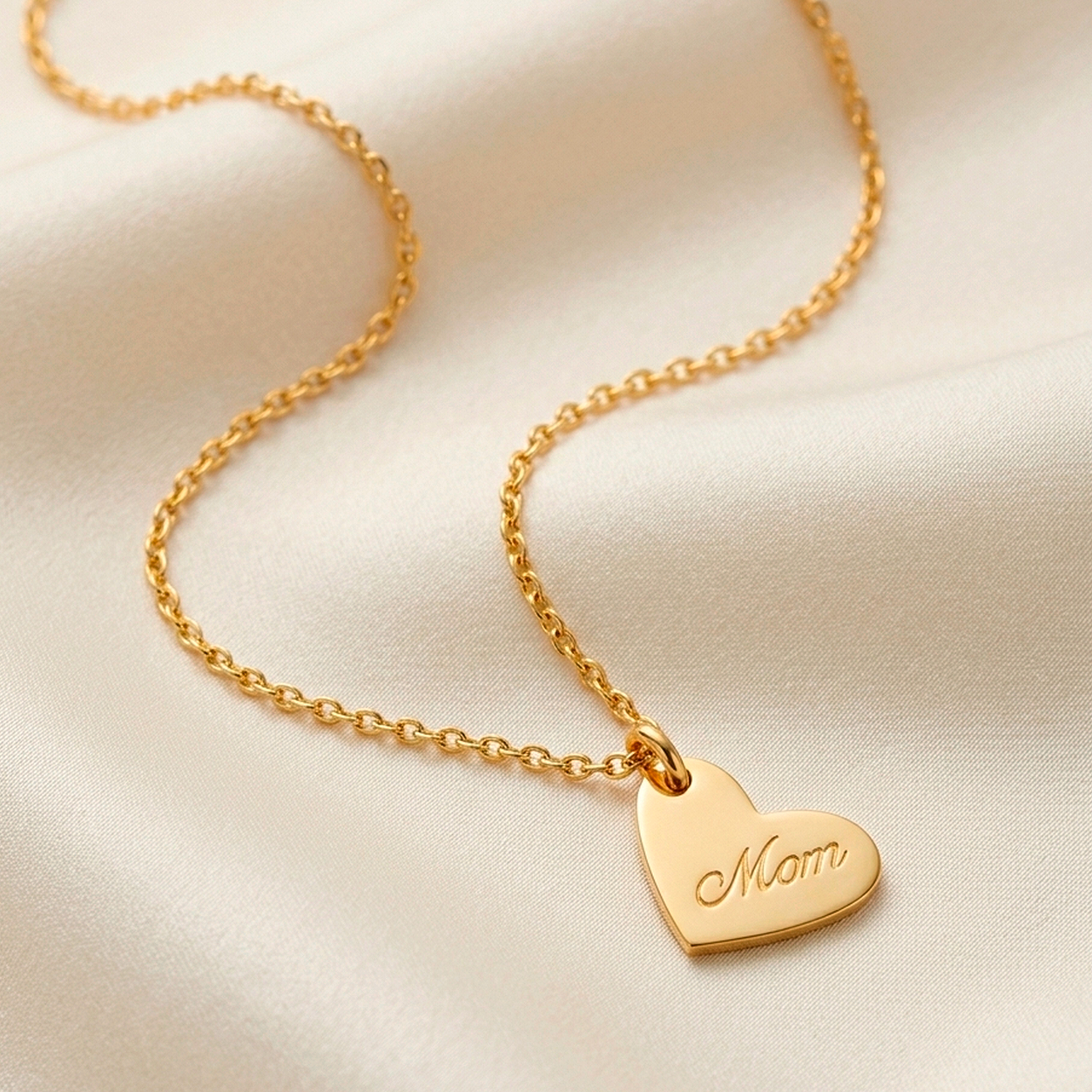 Collana 3D Mini Cuore Oro