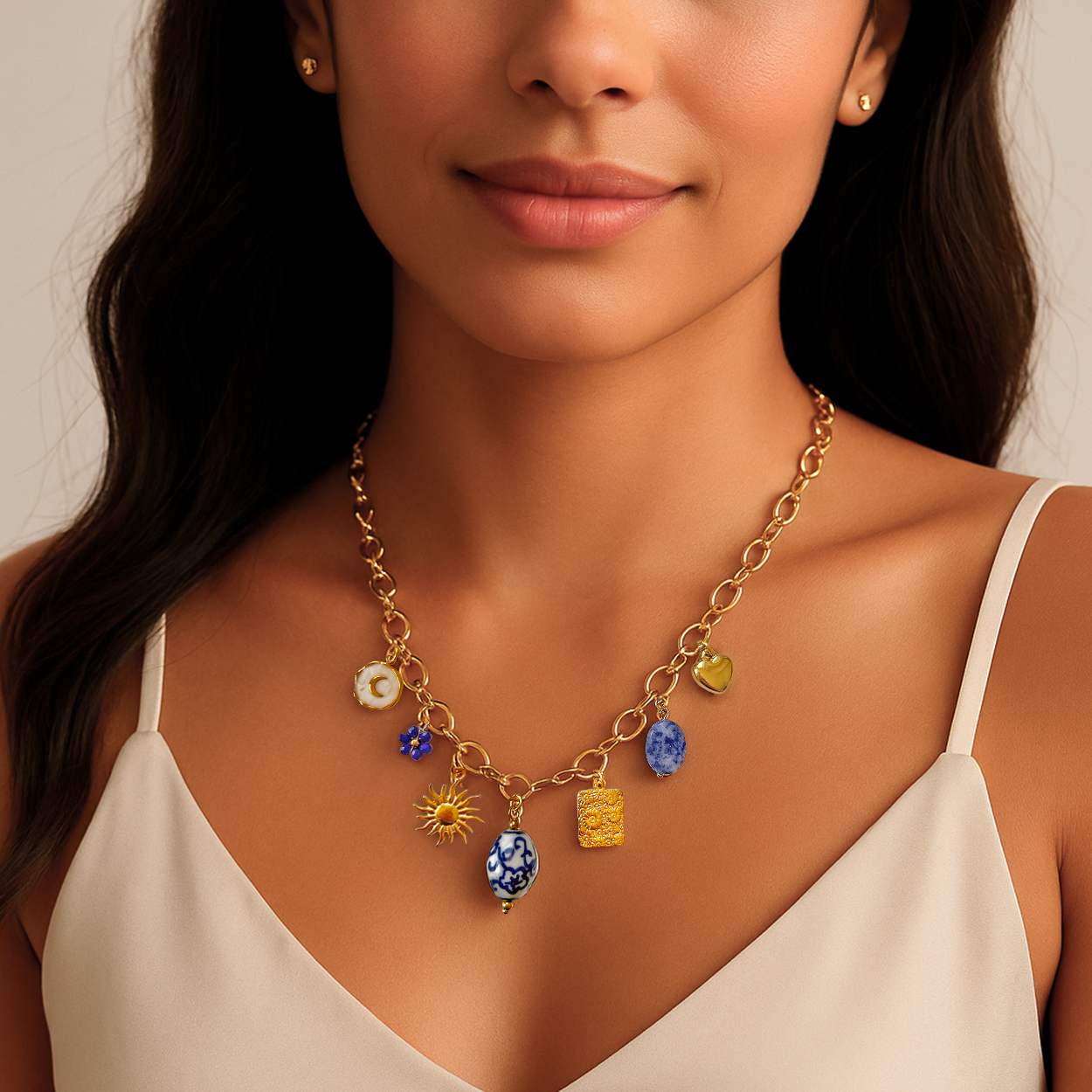 Gold Sun Necklace