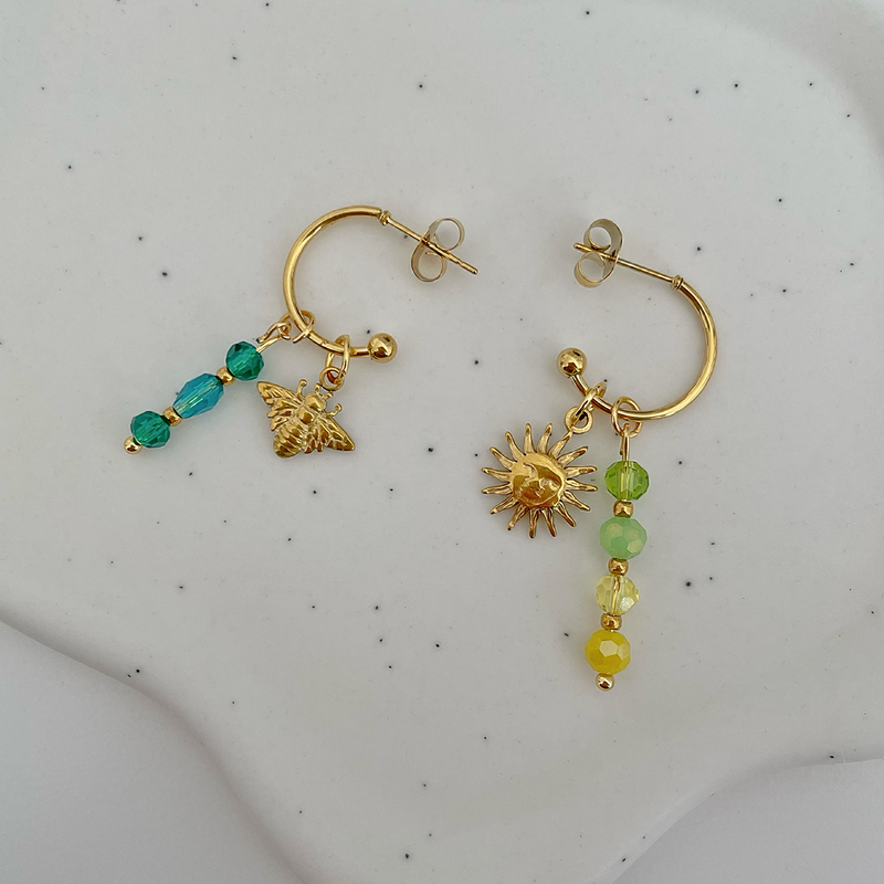 Charm Hannia Verde Oro