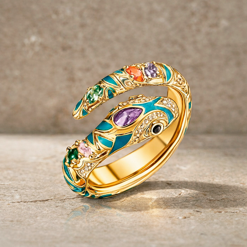 Anillo Colorful Nagira Oro