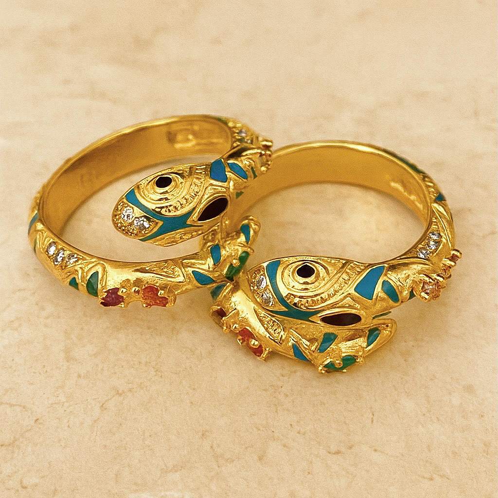 Anillo Colorful Nagira Oro