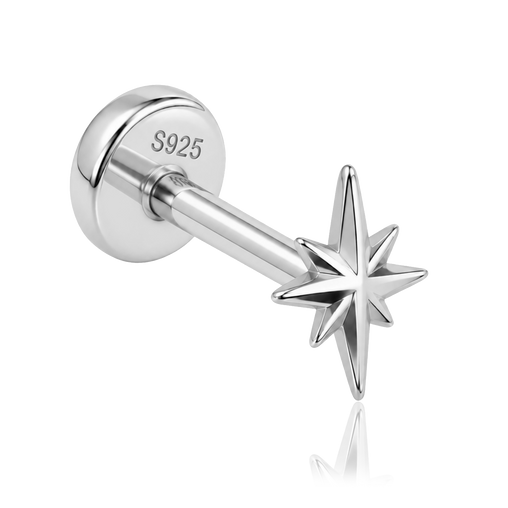Pendiente North Star Plata