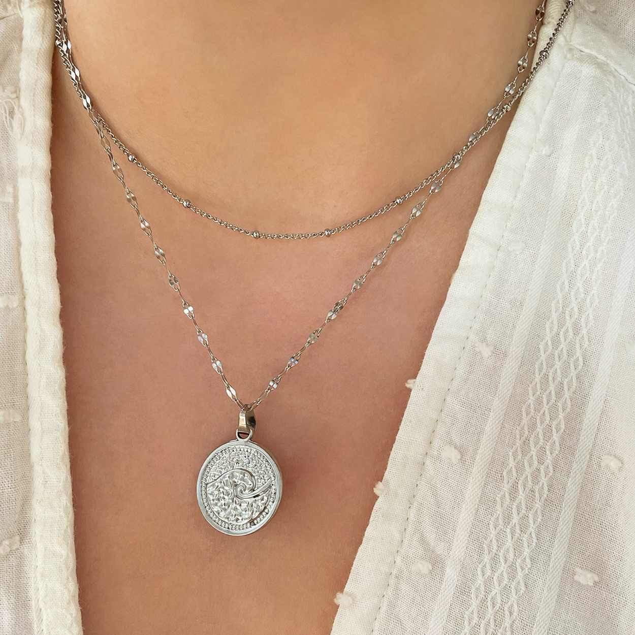 Collar Wave Plata
