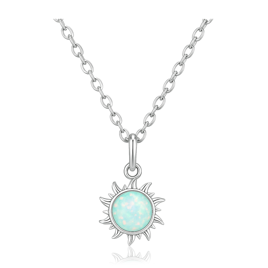 Collar Opal Sun Plata
